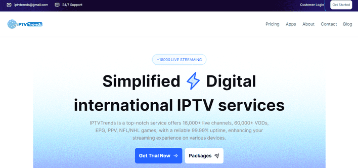 IPTV Services with Free Trial