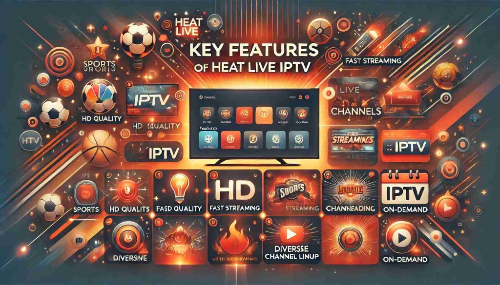 Stream sports games with Heat Live IPTV, enjoying live-action from your device